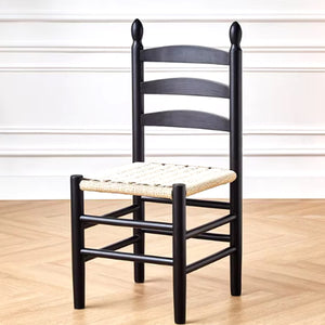 Yū Tokyo Vintage Japanese Solid Wood Rope Woven Chair