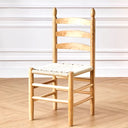 Yū Tokyo Vintage Japanese Solid Wood Rope Woven Chair