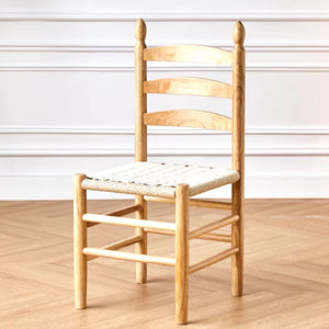 Yū Tokyo Vintage Japanese Solid Wood Rope Woven Chair