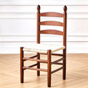 Yū Tokyo Vintage Japanese Solid Wood Rope Woven Chair