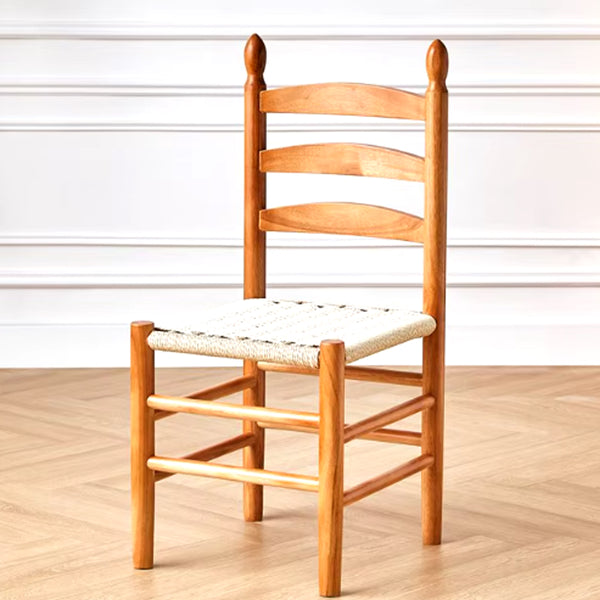 Yū Tokyo Vintage Japanese Solid Wood Rope Woven Chair