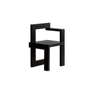 Vintage Solid Oak Wood S Chair