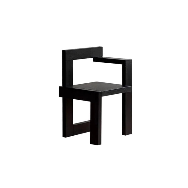 Vintage Solid Oak Wood S Chair