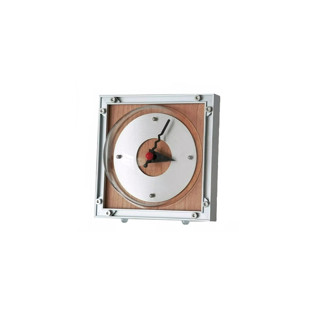 Sutdio Lima Vintage Aluminum Bauhaus Clock