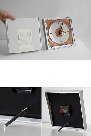 Sutdio Lima Vintage Aluminum Bauhaus Clock