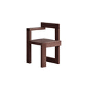 Vintage Solid Oak Wood S Chair