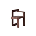 Vintage Solid Oak Wood S Chair