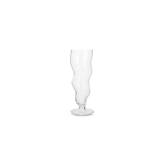 Wavy Cone Glass Cup