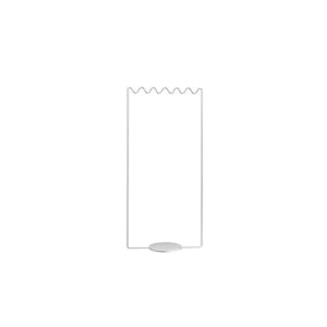 Wavy Metal Floor Coat Rack