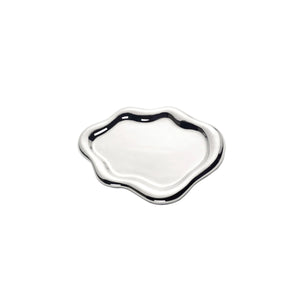 White Cloud Ceramic Plate Tray