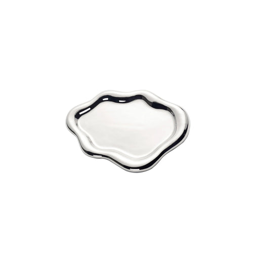 White Cloud Ceramic Plate Tray