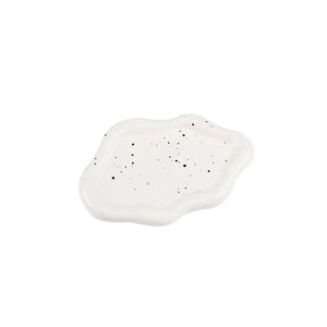White Cloud Ceramic Plate Tray