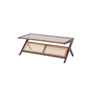 Yū Tokyo Bamboo Rattan Coffee Table