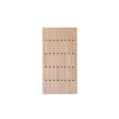 Japanese Style Pine Wood Wall Panel Custom Hanger