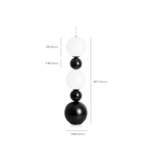 Lampadaire Bauhaus Stacking Ball noir
