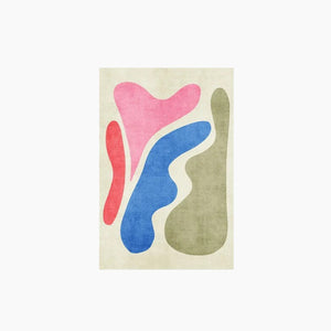 Tapis d'art abstrait moderne