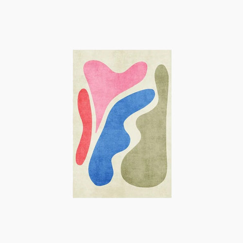 Tapis d'art abstrait moderne