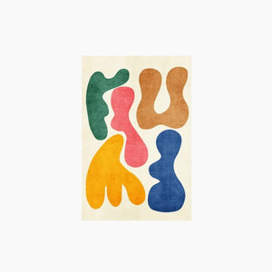 Tapis d'art abstrait moderne
