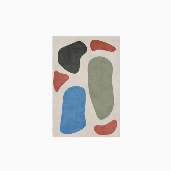 Tapis d'art abstrait moderne