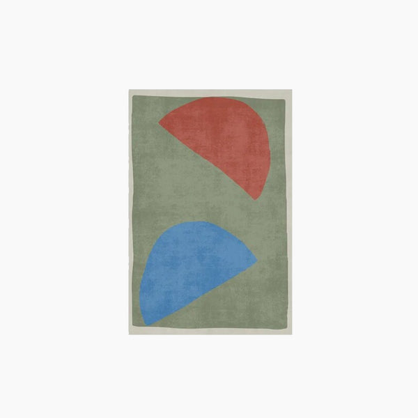 Tapis d'art abstrait moderne