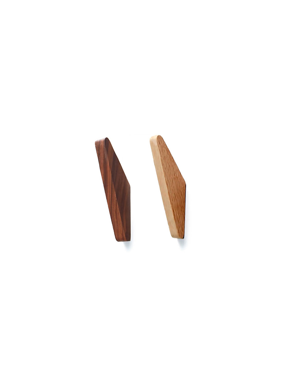 Angular Solid Wooden Wall Hanger