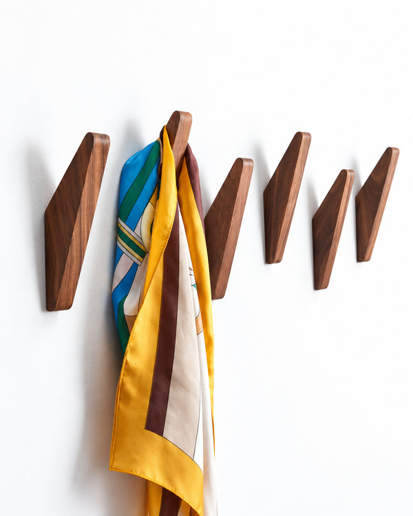 Angular Solid Wooden Wall Hanger