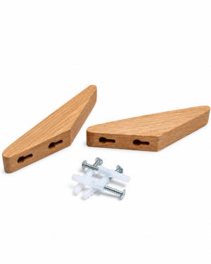 Angular Solid Wooden Wall Hanger