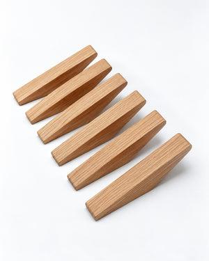 Angular Solid Wooden Wall Hanger