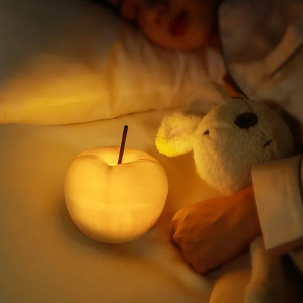 Lampe de nuit translucide Apple