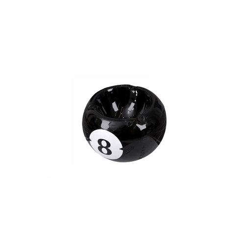Eight Ball Ceramic Ashtray