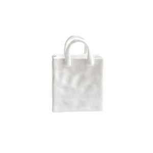 Ceramic Shopping Bag Shape Vase