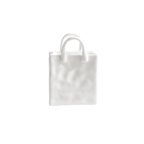 Ceramic Shopping Bag Shape Vase