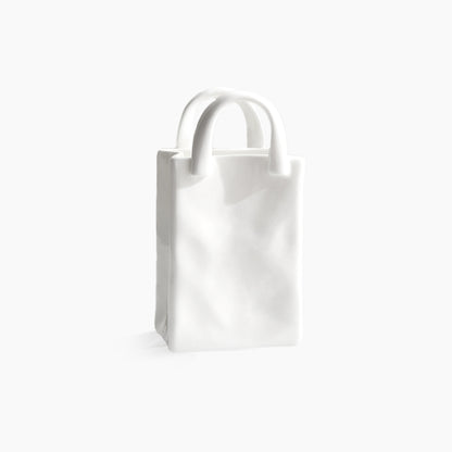 Ceramic Shopping Bag Shape Vase