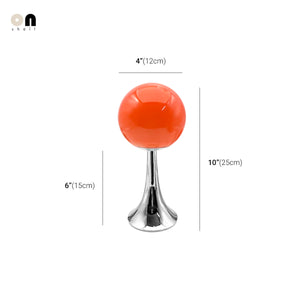 Colored Glass Ball Retro Table Lamp