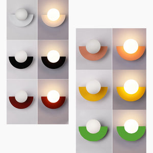 Nordic Ball Glass Wall Fixture Lamp