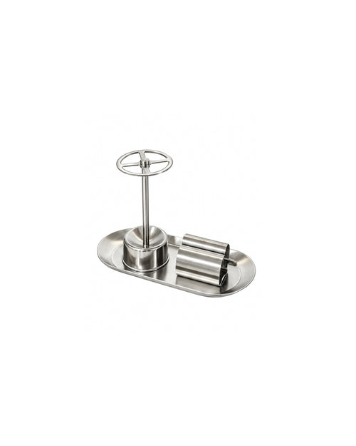 Stainless Steel Toothbrush & Toothpaste Holder Tray