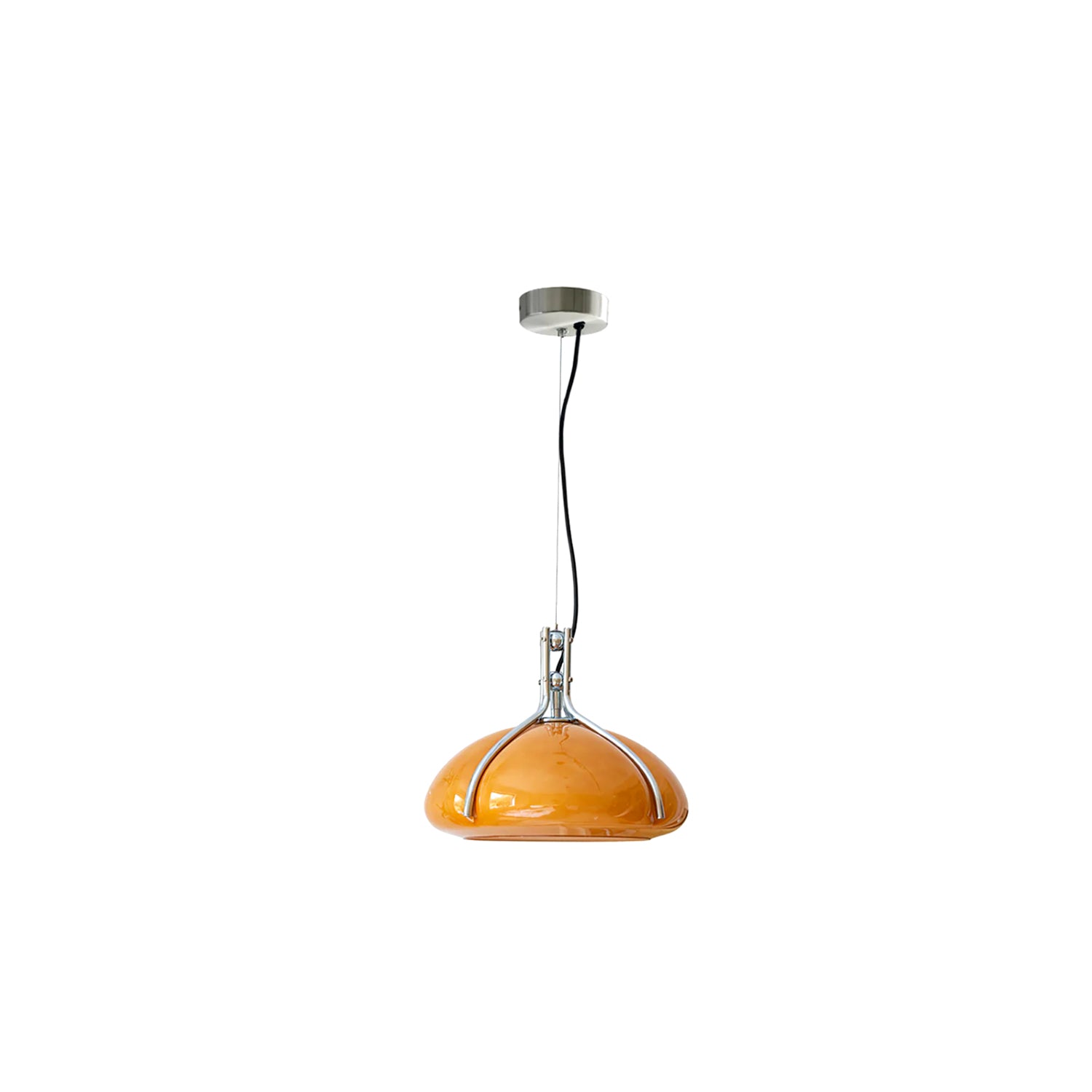 趣味・スポーツ・実用 bauhausleuchten ? KANDEMLICHT ! Orbix Bauhaus Amber Glass Dome Pendant Ligh