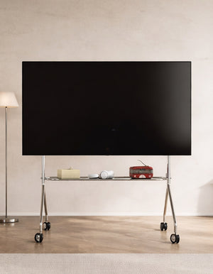 Studio Lima Stainless Steel  Shelving TV Stand