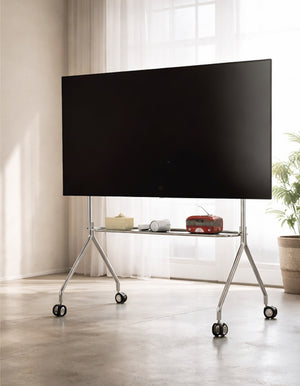 Studio Lima Stainless Steel  Shelving TV Stand