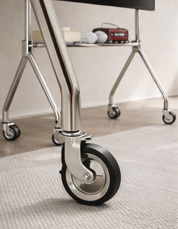 Studio Lima Stainless Steel  Shelving TV Stand