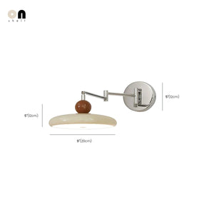 Nordic Retro Ball Top Folding Wall Plug & Fixture Lamp