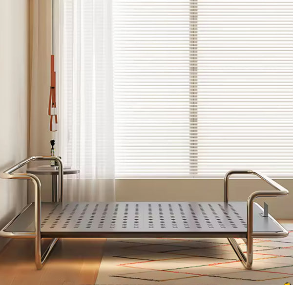 Studio Lima Stainless Steel Industrial Bed Frame