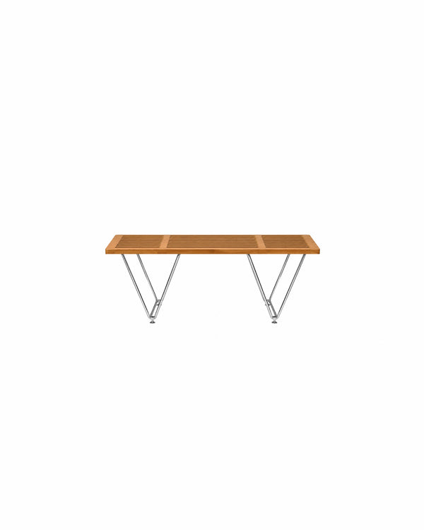 do-ma Scandinavian Pine Wood Slat Bench