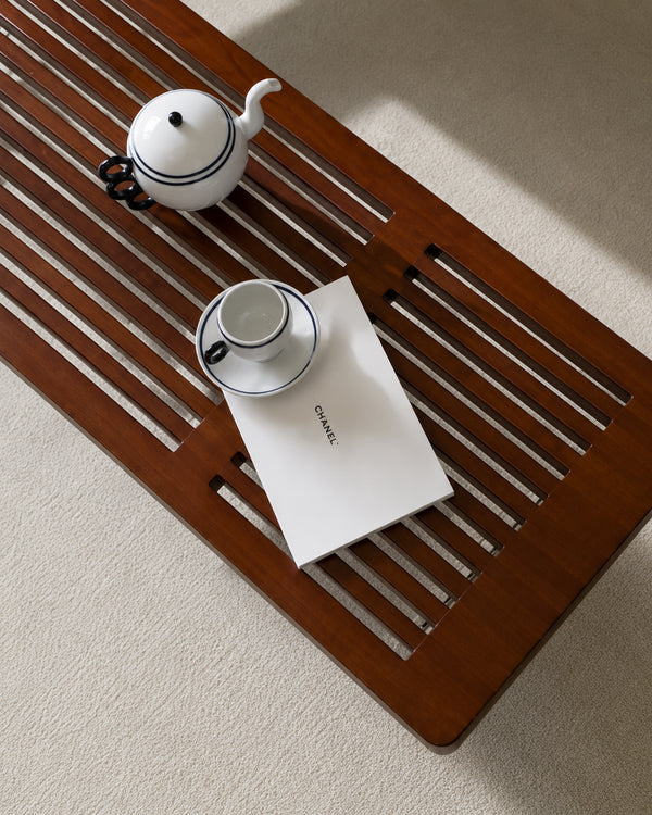 do-ma Scandinavian Pine Wood Slat Bench