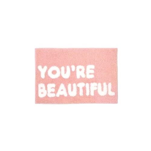 YOU'RE BEAUTIFUL Color Bath Mat