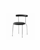 Nordic Minimalistic Low Profile Metal Frame Chair