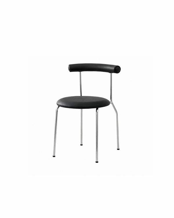 Nordic Minimalistic Low Profile Metal Frame Chair