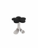 Flower Bouclé Accent Stool