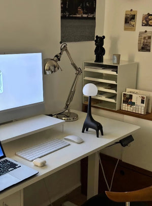 Reindeer Color Portable Speaker Table Lamp