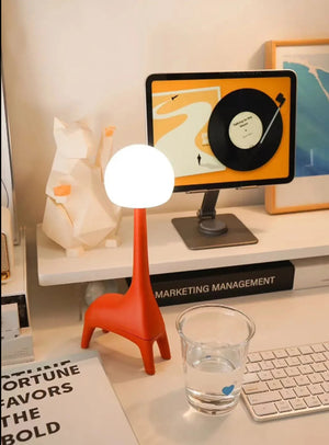 Reindeer Color Portable Speaker Table Lamp